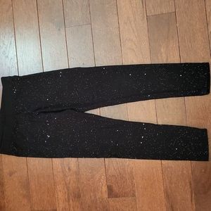 Sparkly black leggings